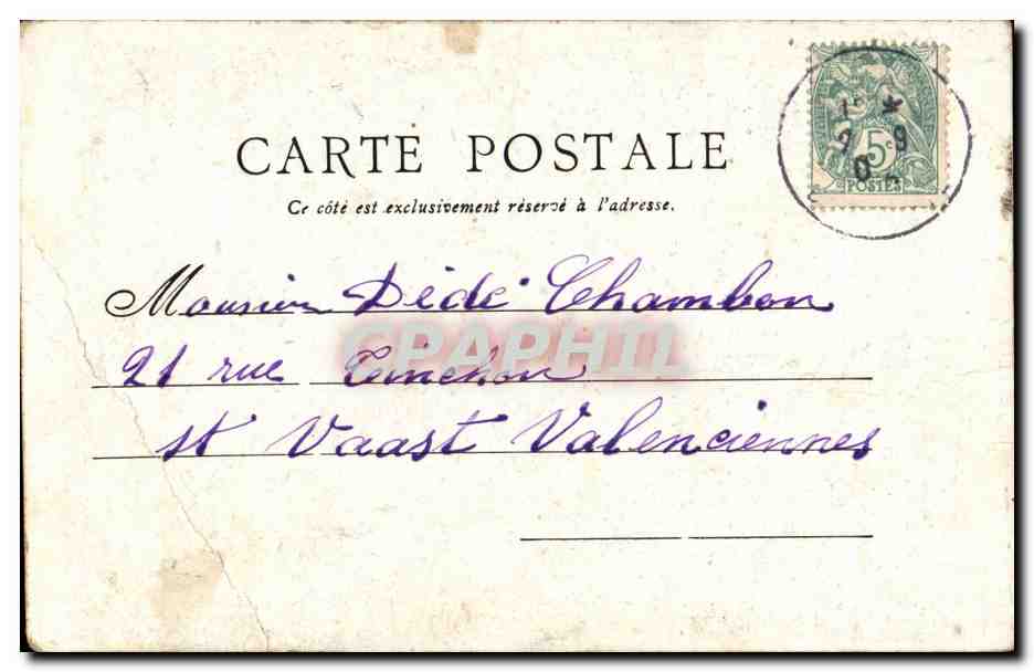Fantaisie - Enfant - fille - Bain - Baignore - Andre Chambon -- CPA  — Rückseite