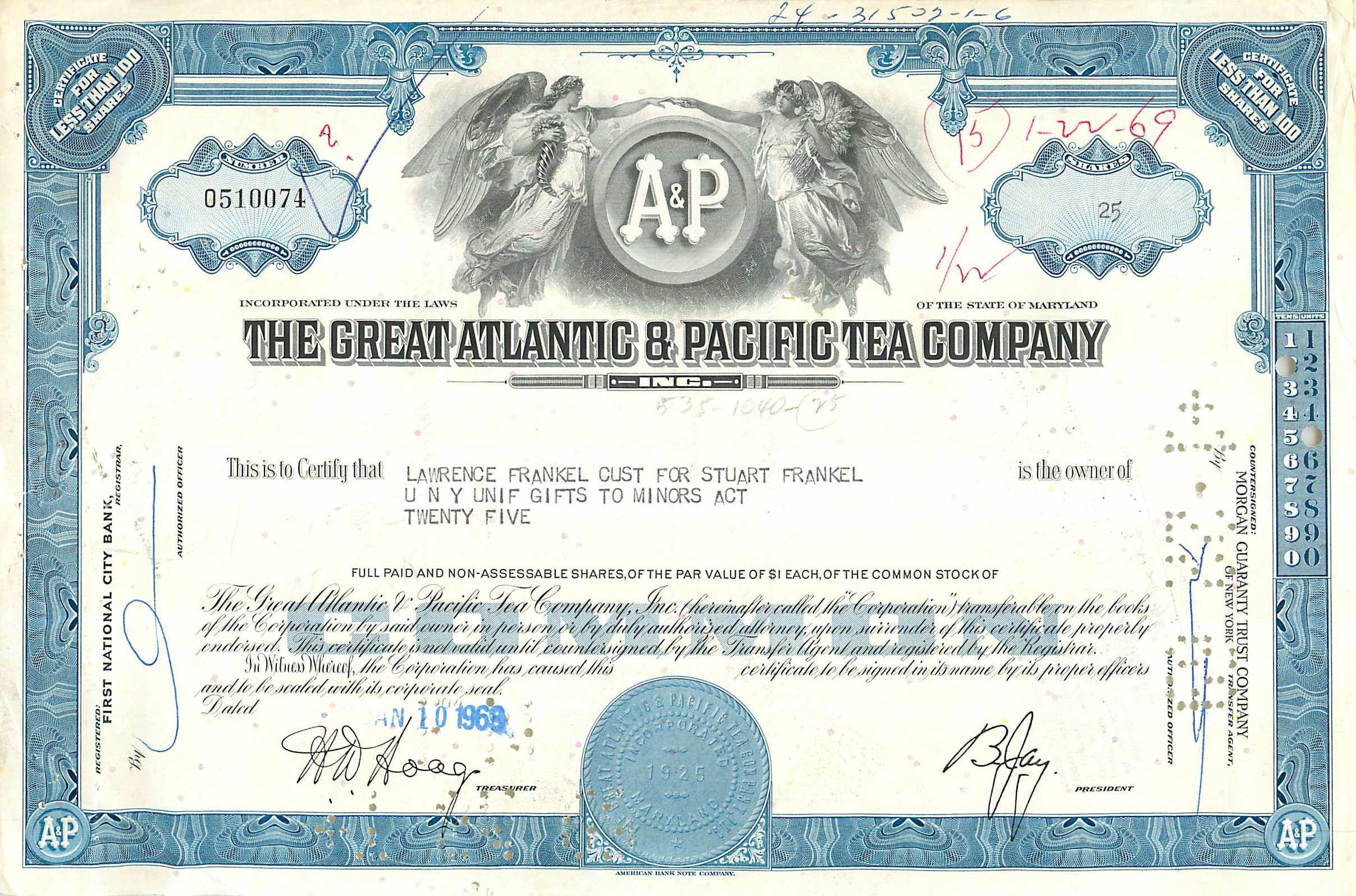 Coupon Share Action The Great Atlantic & Pacific Tea Company Ange Angel Femme