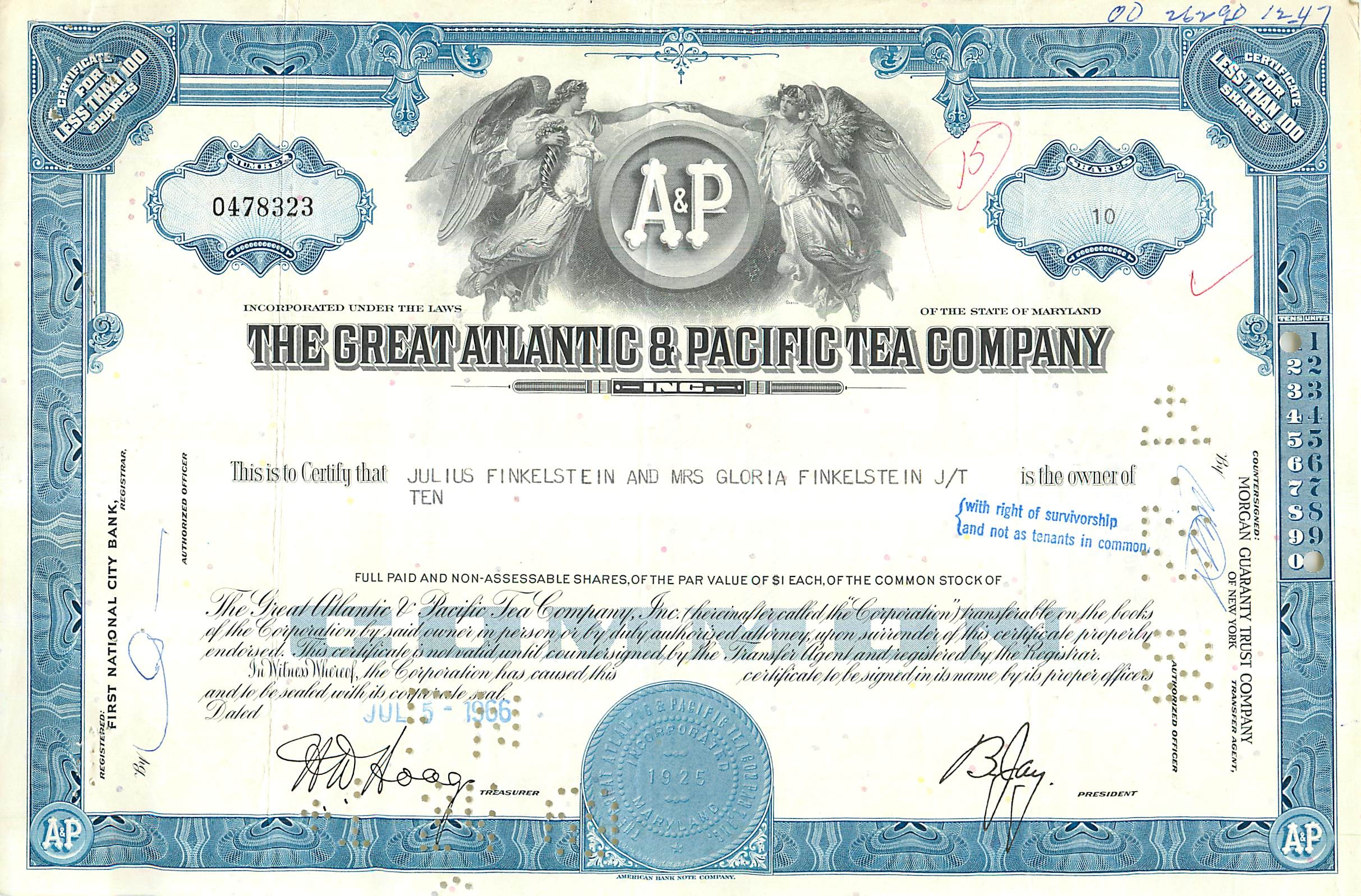 Coupon Share Action The Great Atlantic & Pacific Tea Company Ange Angel Femme