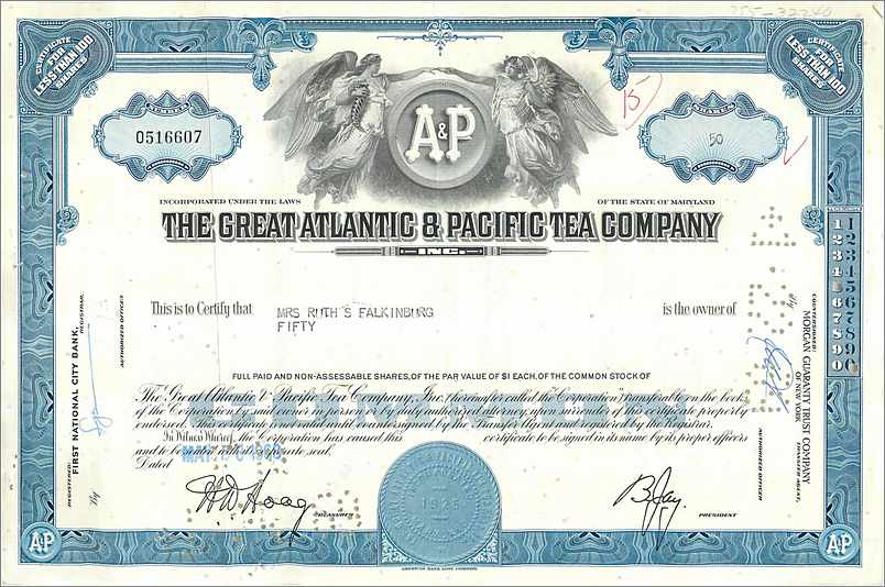 Coupon Share Action The Great Atlantic & Pacific Tea Company Ange Angel Femme