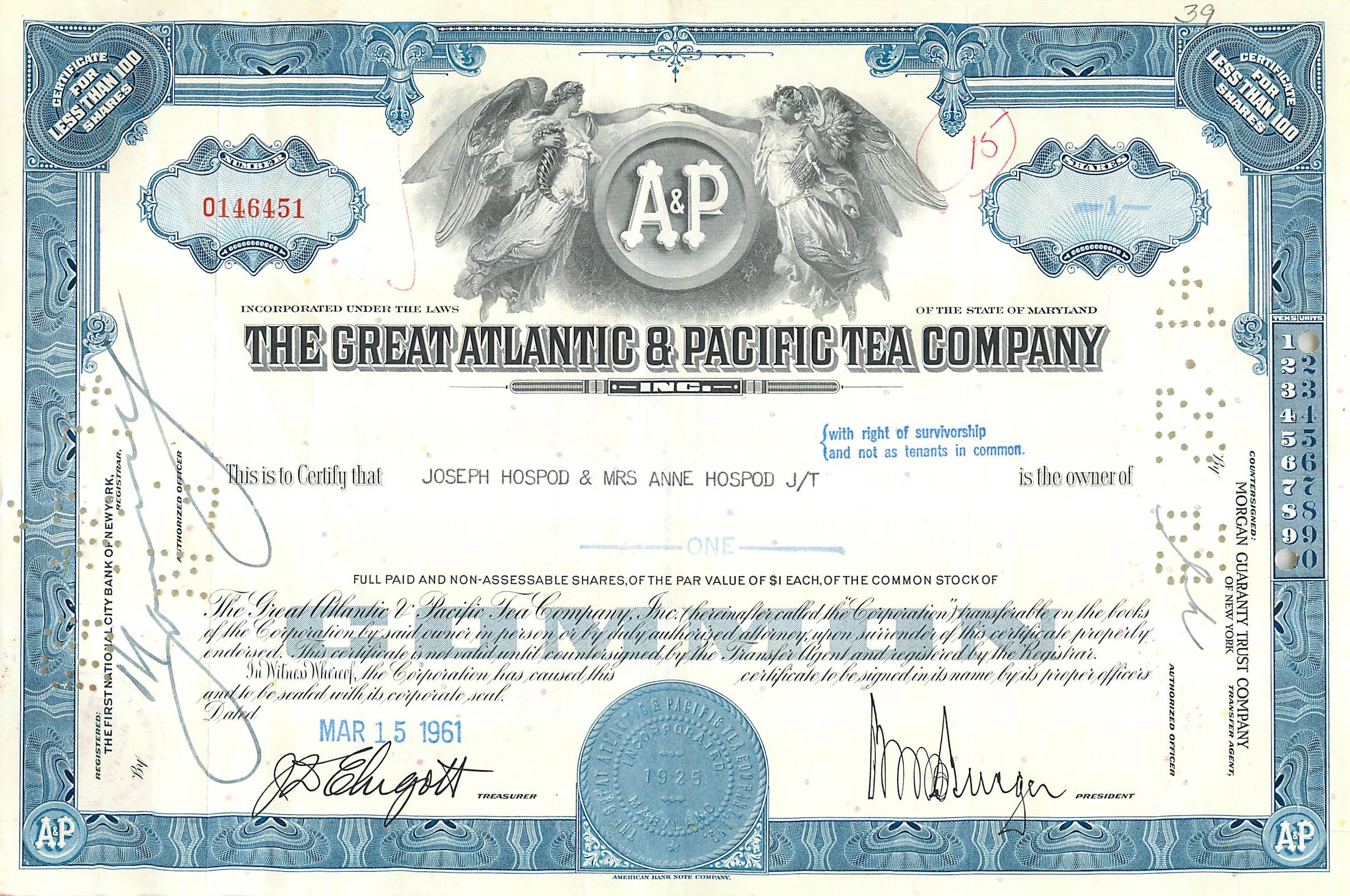 Coupon Share Action The Great Atlantic & Pacific Tea Company Ange Angel Femme