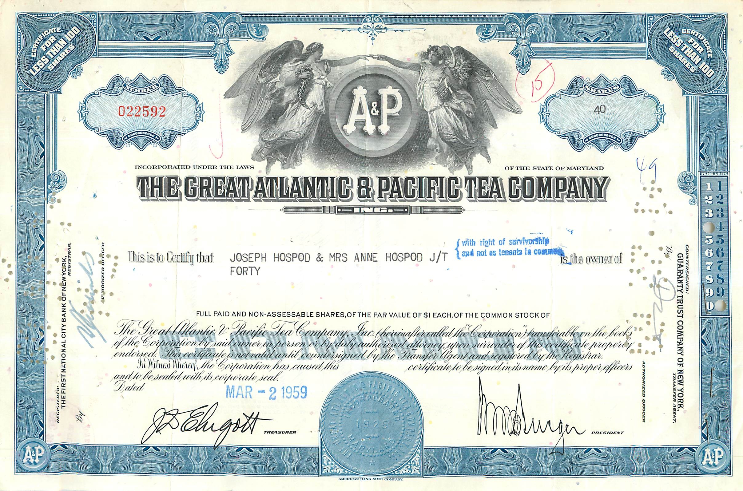 Coupon Share Action The Great Atlantic & Pacific Tea Company Ange Angel Femme