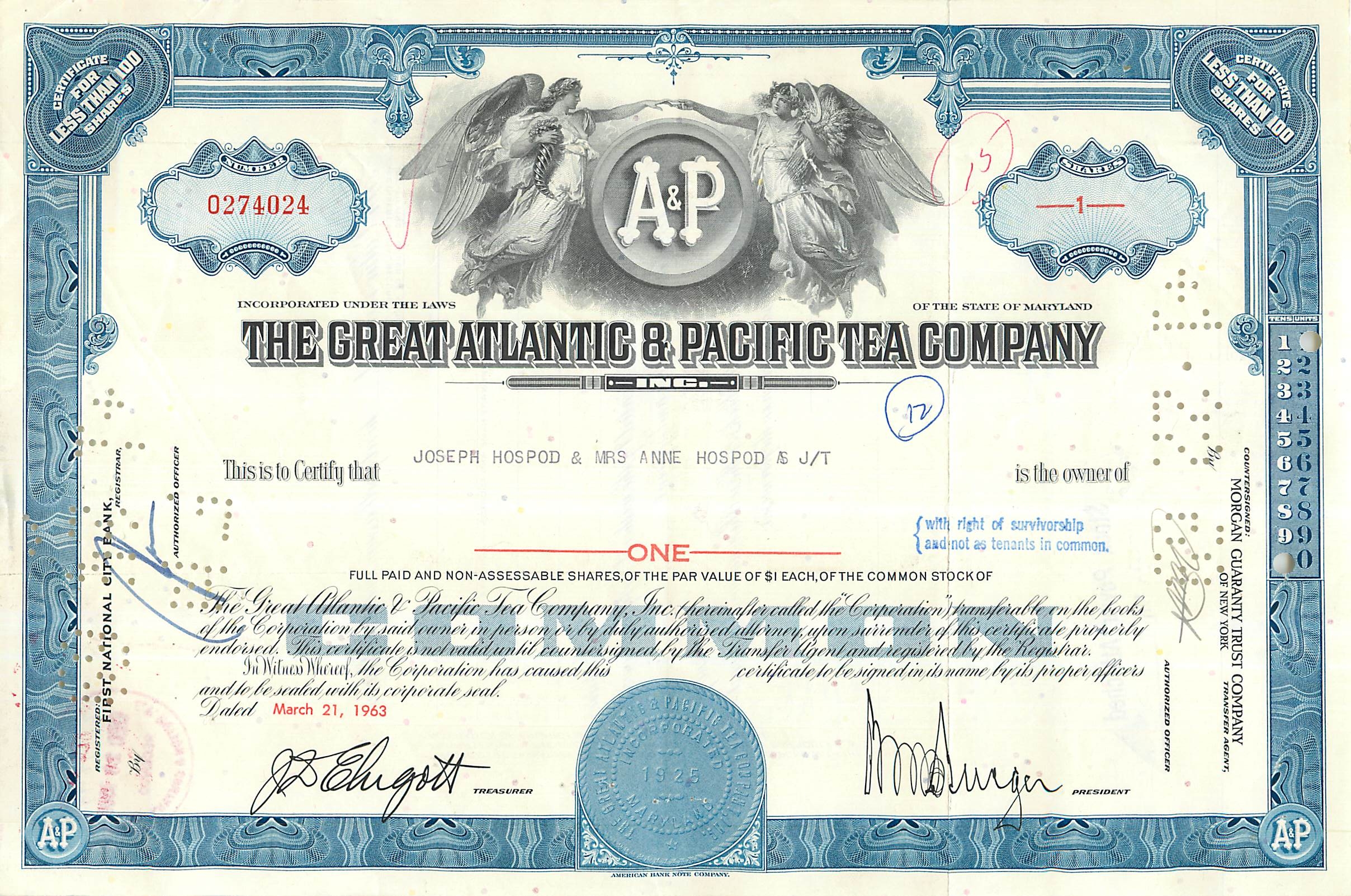 Coupon Share Action The Great Atlantic & Pacific Tea Company Ange Angel Femme