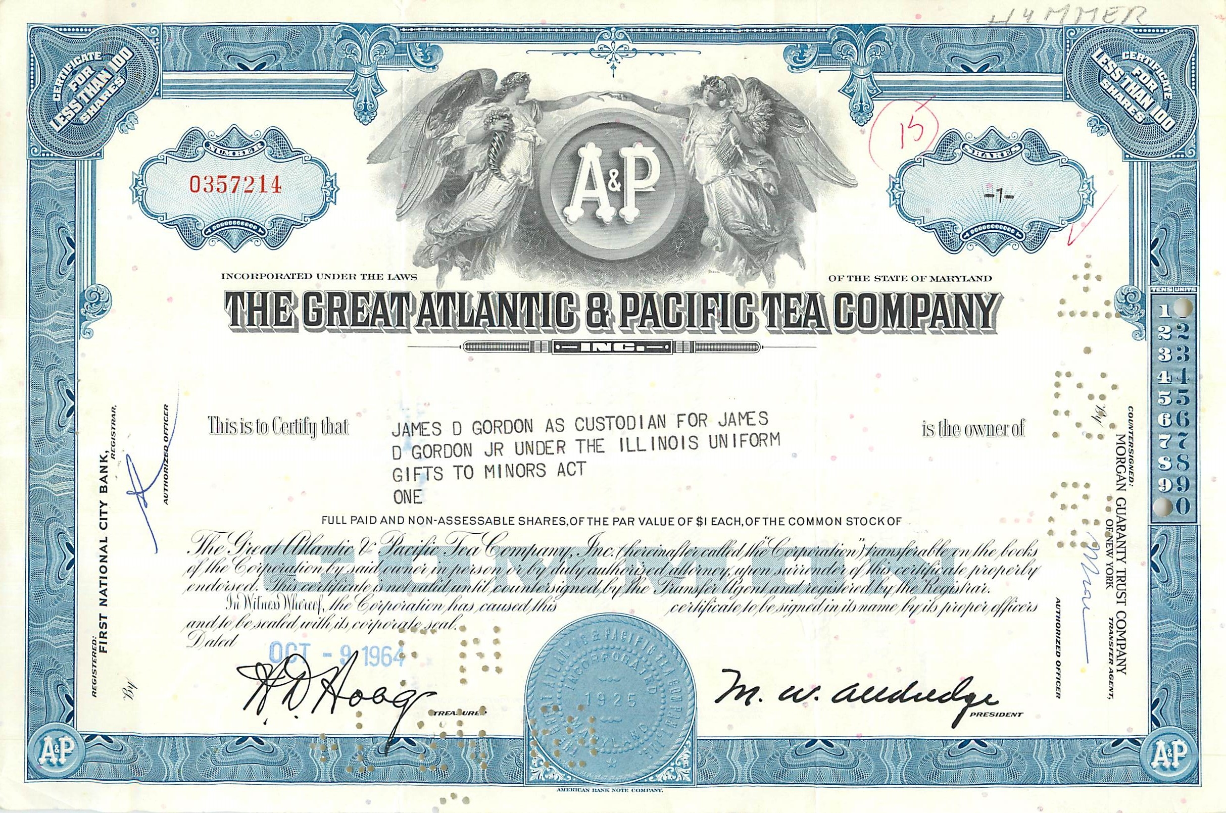 Coupon Share Action The Great Atlantic & Pacific Tea Company Ange Angel Femme