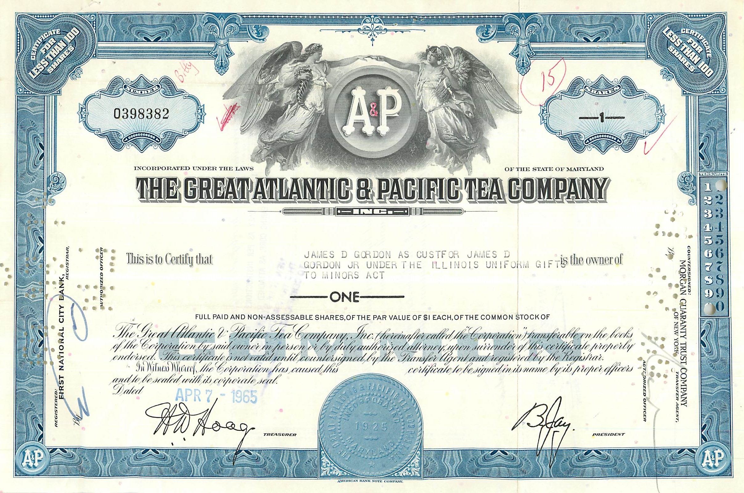 Coupon Share Action The Great Atlantic & Pacific Tea Company Ange Angel Femme