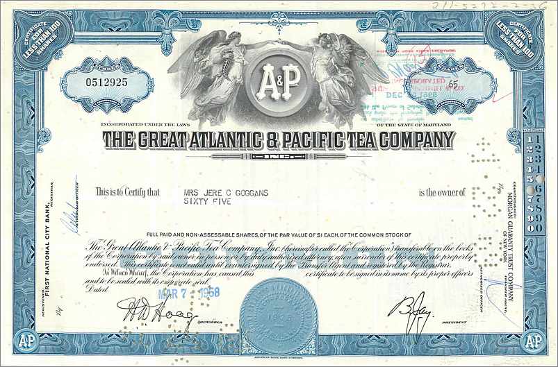 Coupon Share Action The Great Atlantic & Pacific Tea Company Ange Angel Femme
