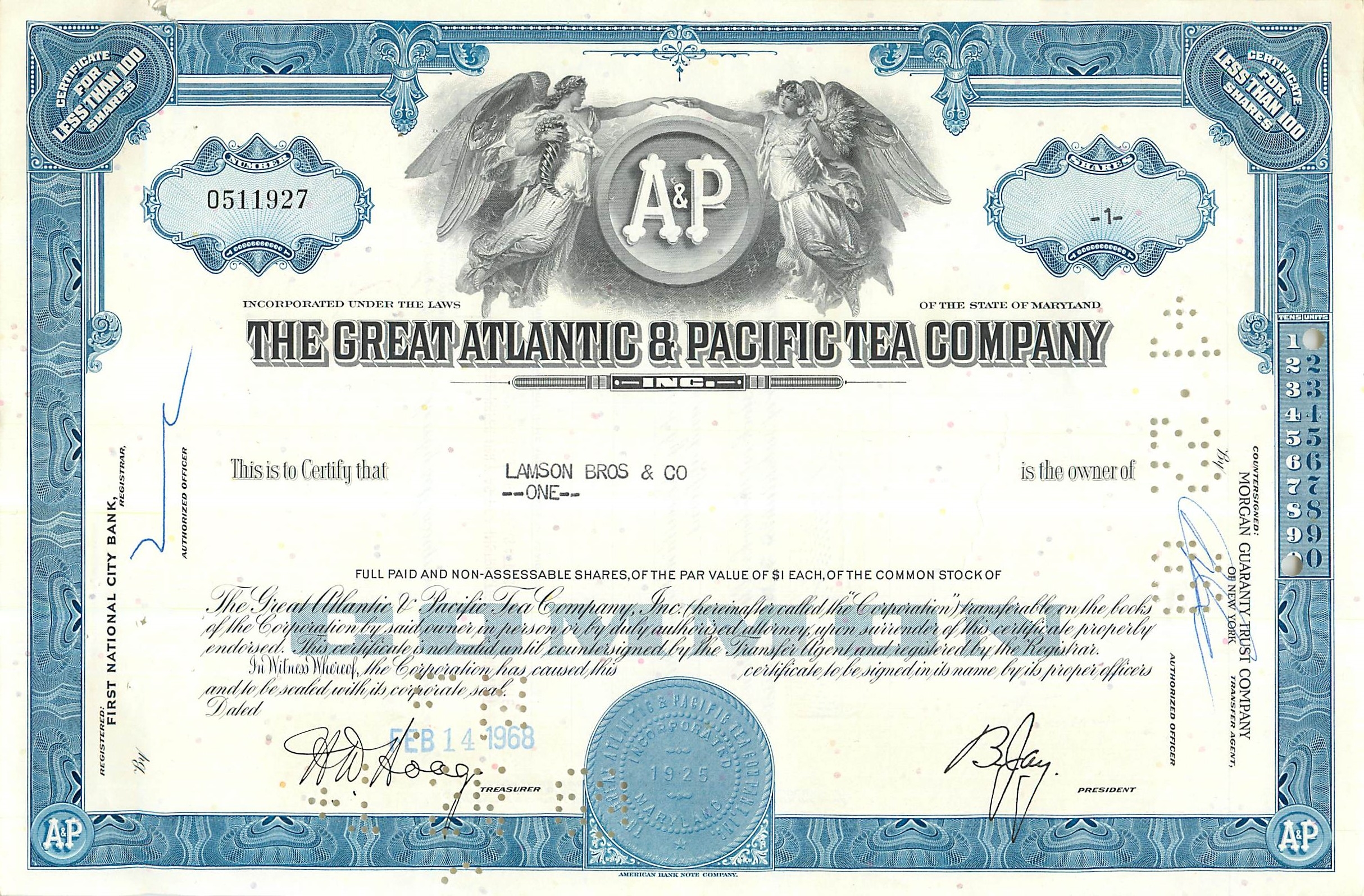 Coupon Share Action The Great Atlantic & Pacific Tea Company Ange Angel Femme