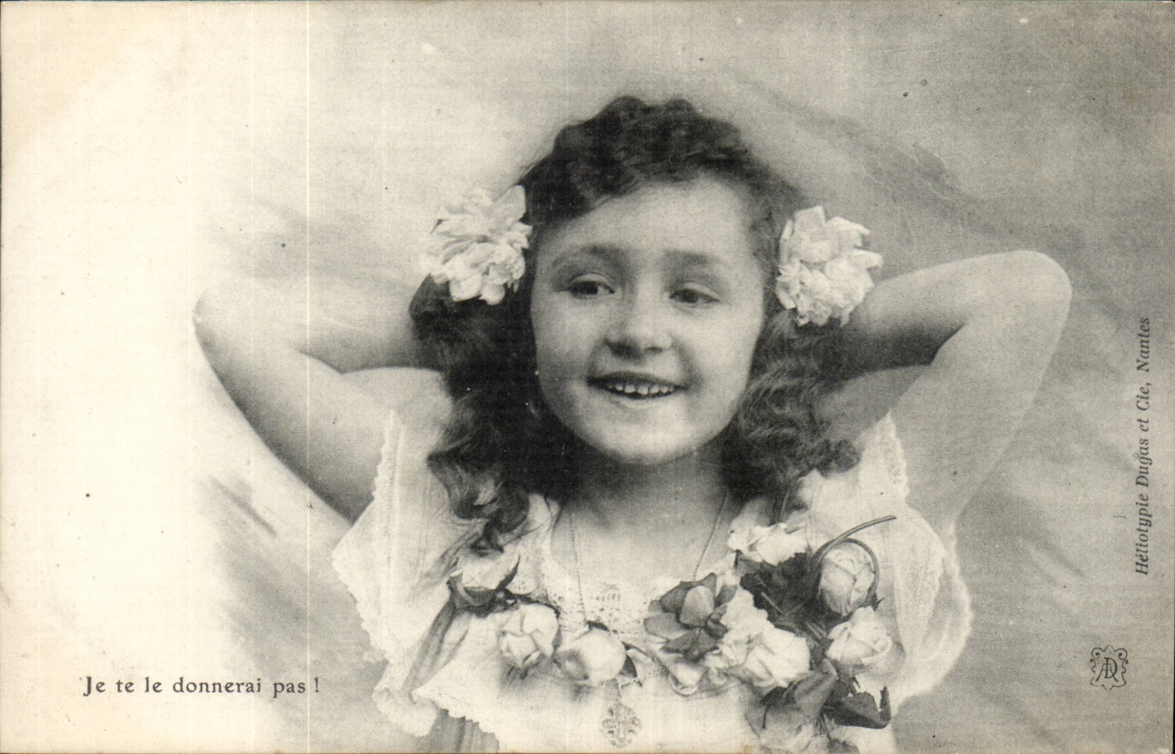 Fantaisie - Enfant - fille - Je te le donnerai pas! - Andre Chambon - CPA 