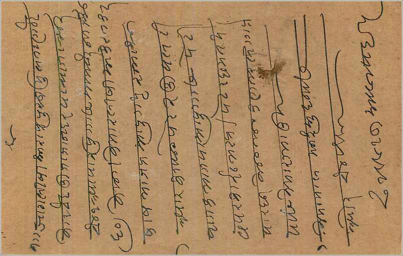 Entier Postal Postal Stationary Inde India  — Verso