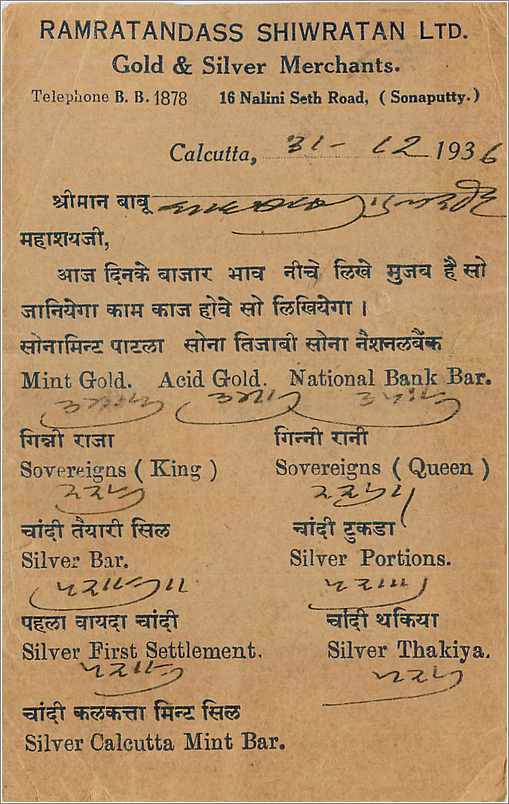 Entier Postal Postal Stationary Inde India  — Rückseite