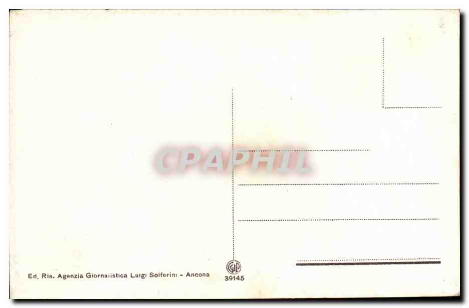 Italie - Italy - Italia - Ancona - Ancone - Duoma S Ciriaco - CPA  — Rückseite