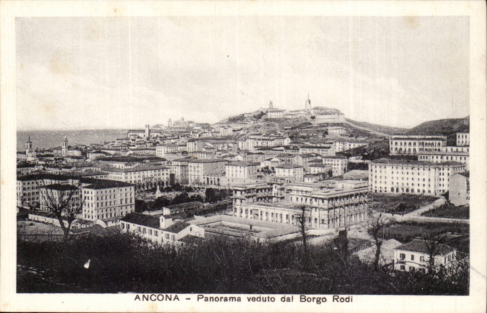 Italie - Italy - Italia - Ancona - Ancone - Panorama veduto dal Borgo Rodi - CPA 