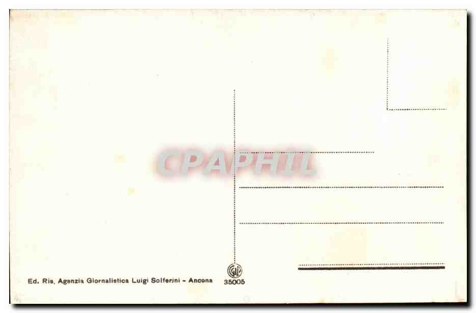 Italie - Italy - Italia - Ancona - Ancone - Panorama veduto dal Borgo Rodi - CPA  — Rückseite