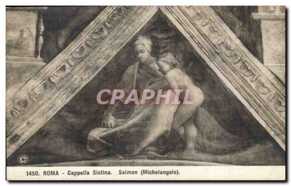 Italie - Italy - Italia - Roma - Rome - Capella Sistina - salmon - Michelangelo - CPA 
