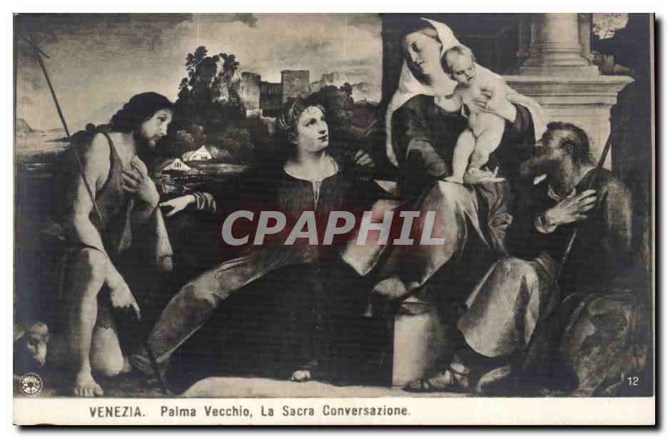 Italie - Italy - Italia - Venezia - Venice - Palma Vecchio - La Sacra Converzione - Tableau - CPA 
