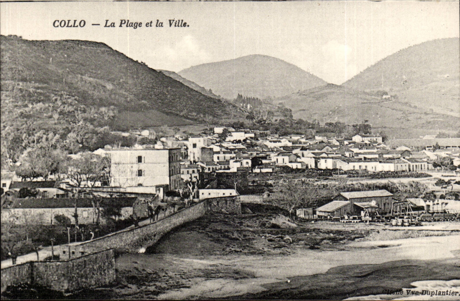 Afrique - Africa - Algerie - Algeria - Collo - Chullo - La Plage et la Ville - CPA 
