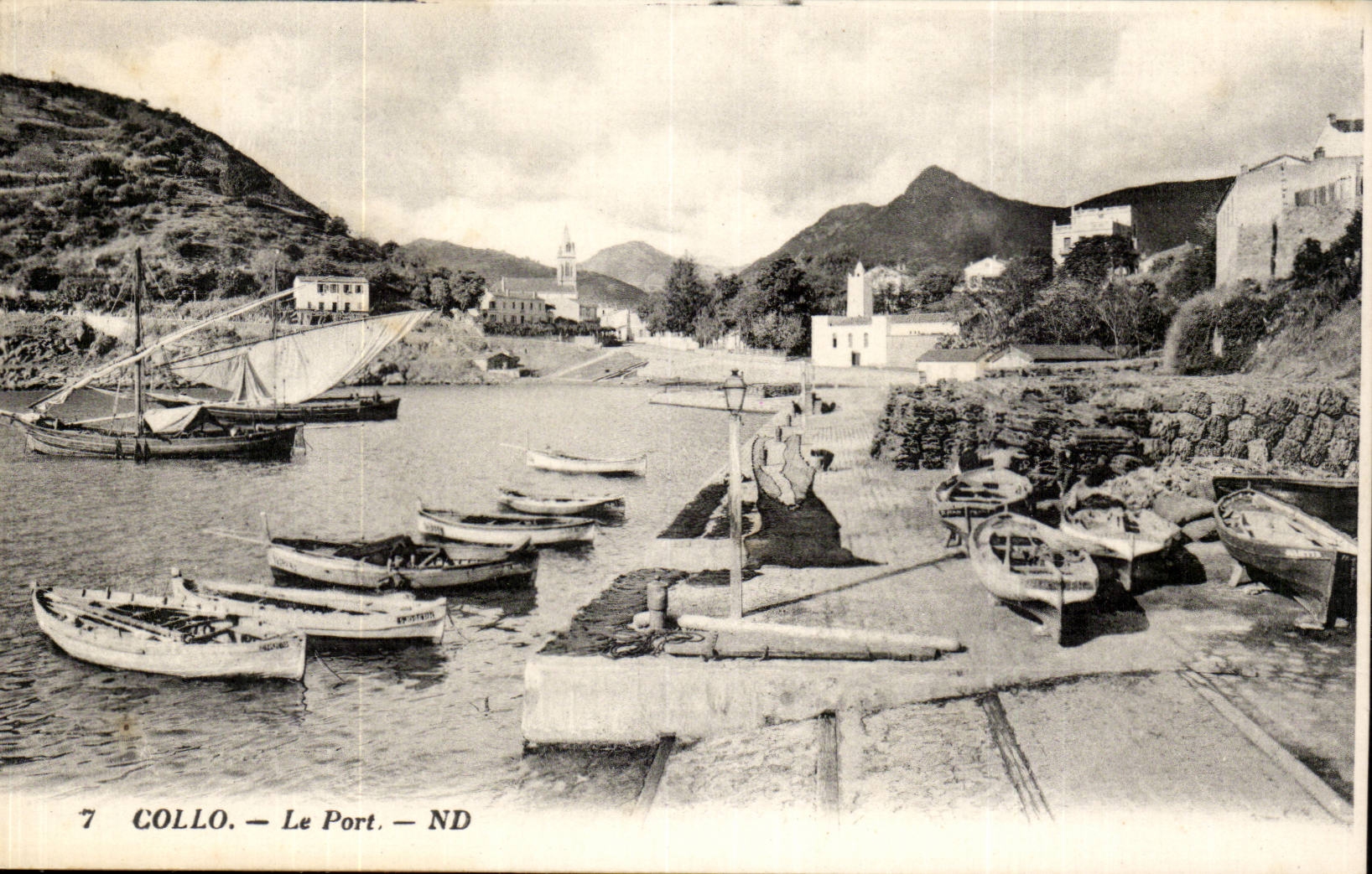 Afrique - Africa - Algerie - Algeria - Collo - Chullo - le Port - bateau - CPA 