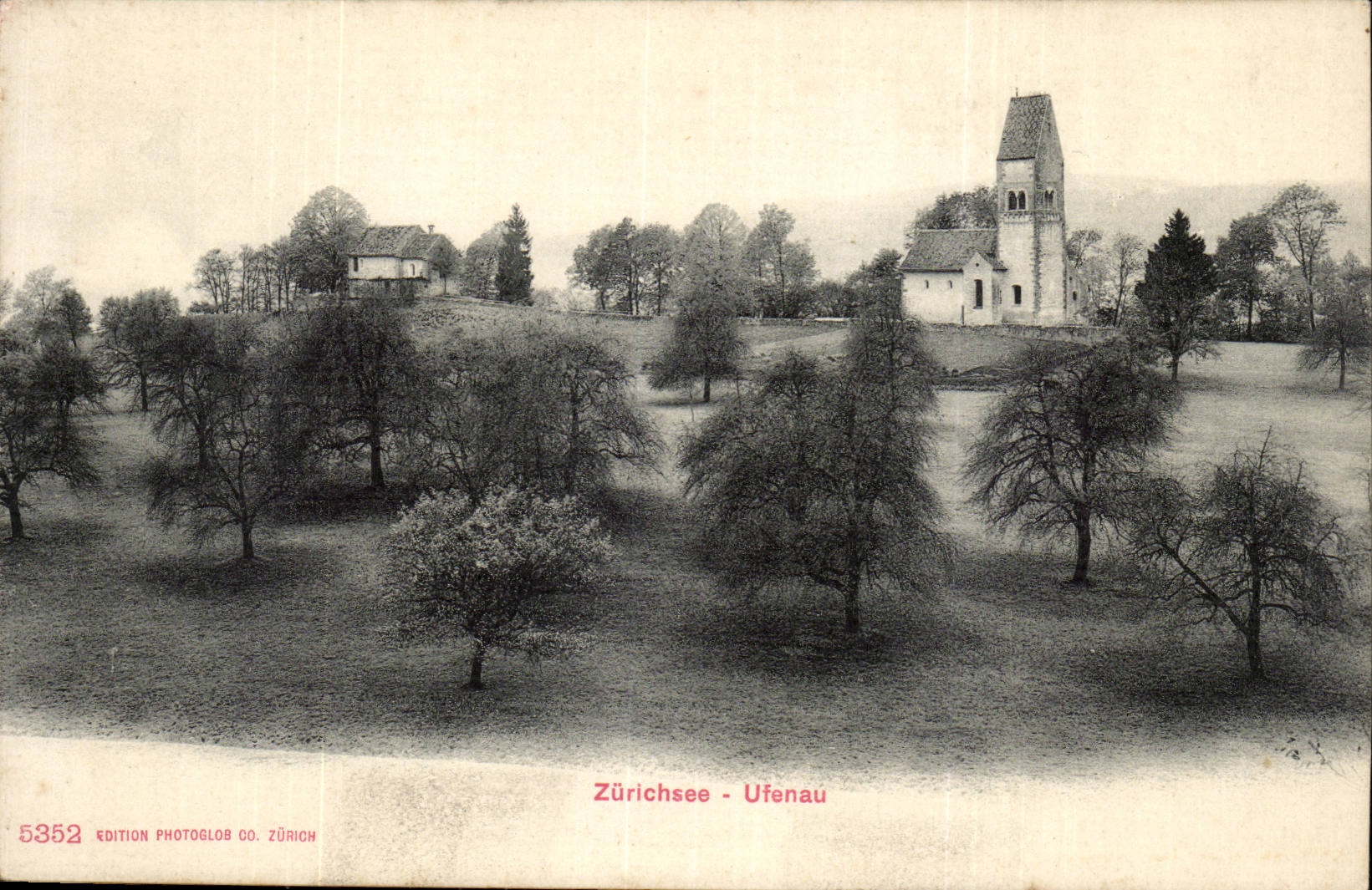 Zürichsee - Ufenau — éditeur Edition Photoglob Co. Zürich, n° 5352