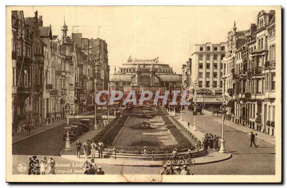 Oostende — Avenue Léopold (Leopold laan) — Erm. Thill, Bruxelles, série 13, no 30