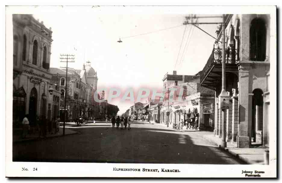 Pakistan - Karachi - Hlphinstone Street CPA 