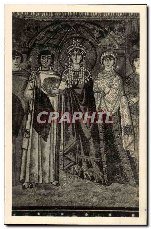 Ravenna - Temple of San Vitale - Mosaic depicting Empress Theodora with her court