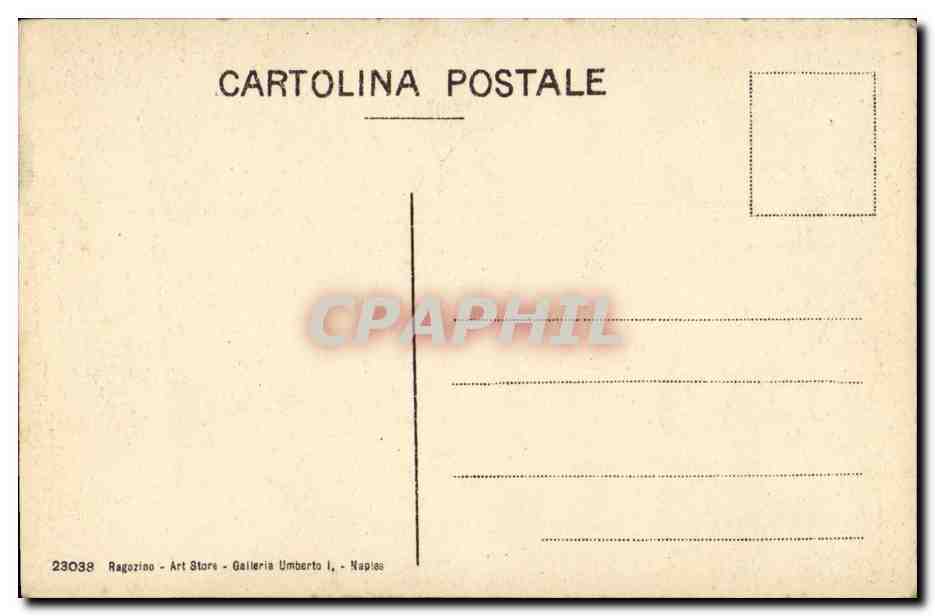 Italie - Italia - Italy - Napoli - Naples - Arco d'Aragona CPA  — Verso