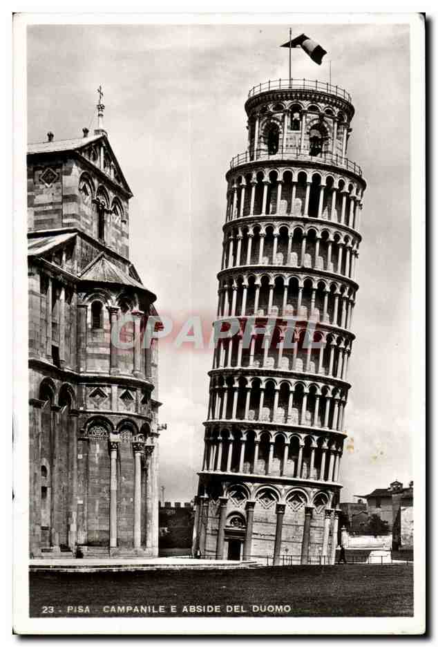 Italie - Italia - Italy - Pisa - Pise - Campanile et abside del duomo - CPA 