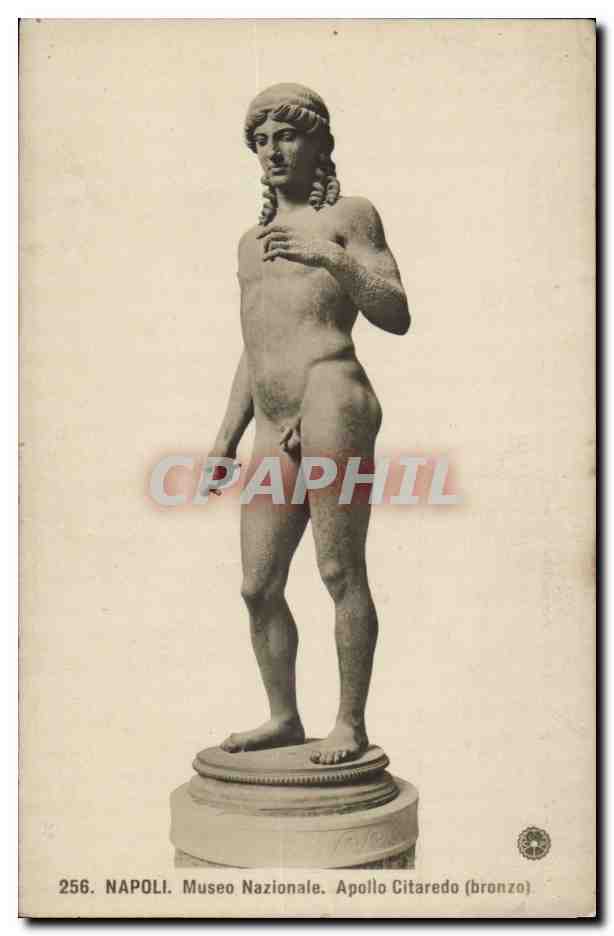 Italie - Italia - Italy - Napoli - Museo Nazionale - Apollo Citaredo - sculpture - Art - CPA 