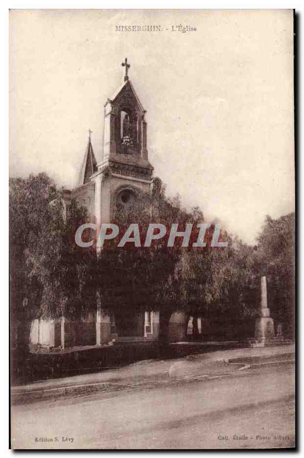 Afrique - Africa - Algerie - Algeria - Misserghin - L'Eglise CPA 
