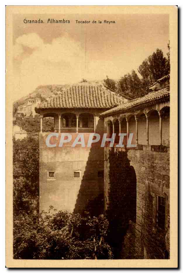 Espagne - Espana - Spain - Alhambra - Granada - Tocador de la Reyna - CPA 