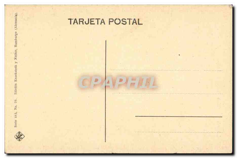 Espagne - Espana - Spain - Alhambra - Granada - Tocador de la Reyna - CPA  — Back