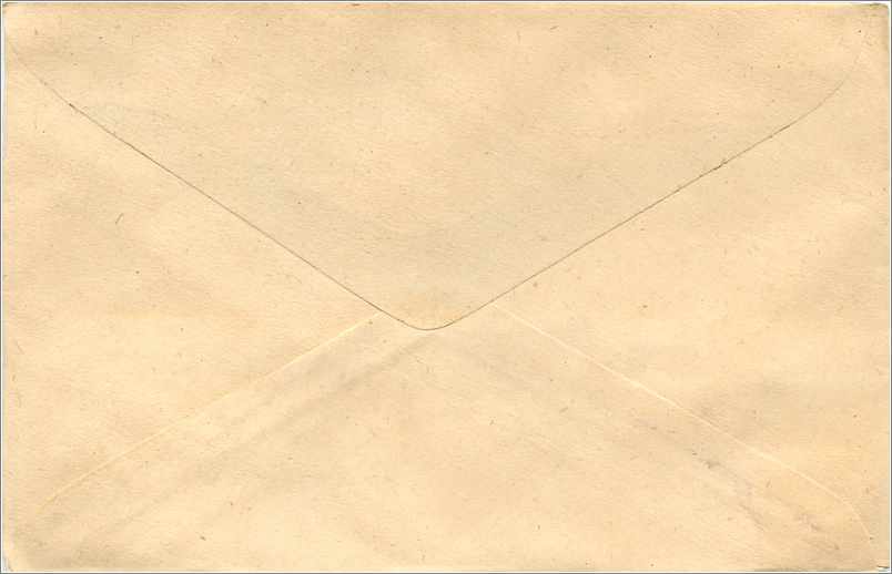 Carte postale sans image — Inde — timbre Gandhi et cachet postal — Verso