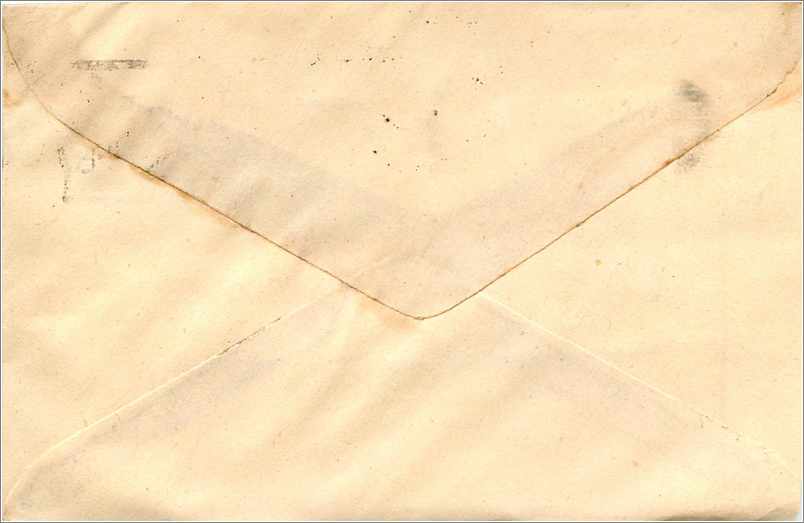 Jaipur — Enveloppe postale avec timbres et cachet d'expédition — India Post — Verso