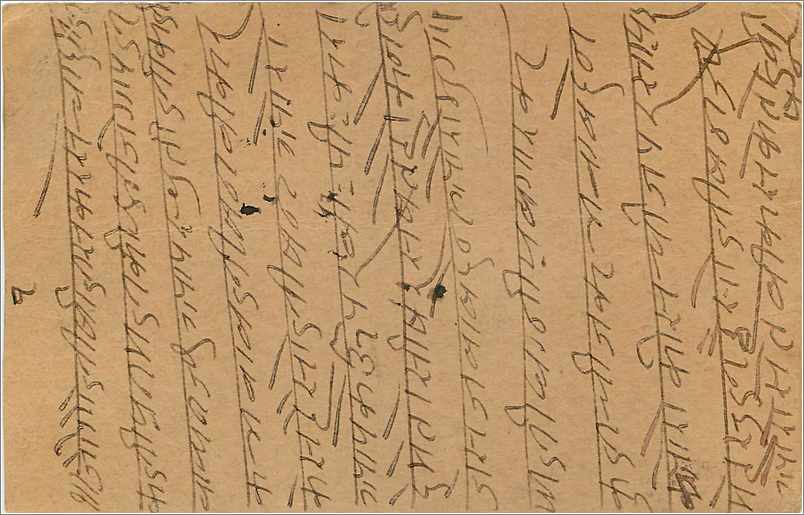 Entier Postal Postal Stationary Inde India Gwalior — Verso