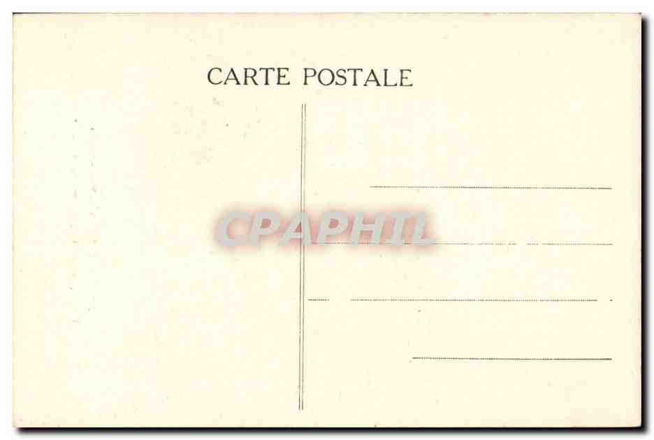 CPA Montauban Musee Ingres Etude pour le St Symphorien par Ingres — Verso