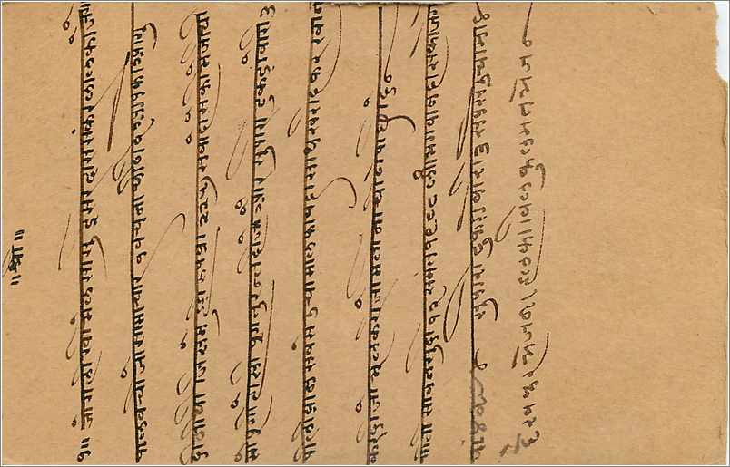 Entier Postal Postal Stationary Inde India Gwalior — Rückseite