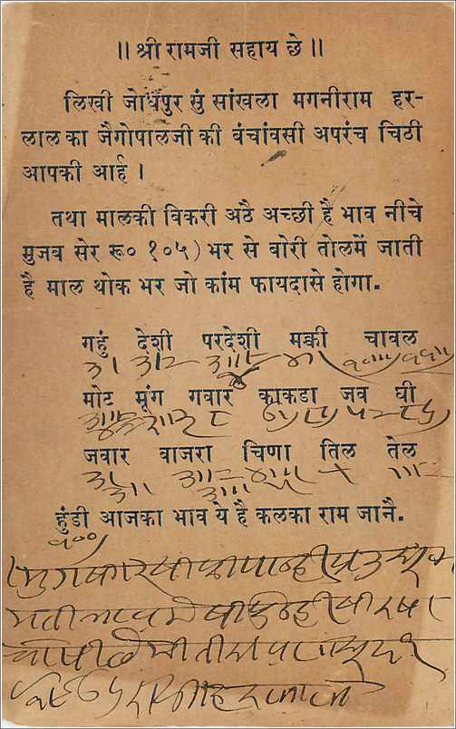 Entier Postal Postal Stationary Inde India  — Rückseite