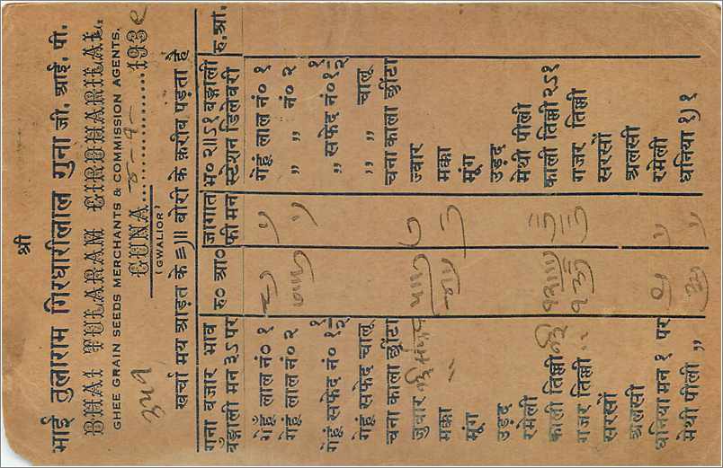 Entier Postal Postal Stationary Inde India  — Rückseite