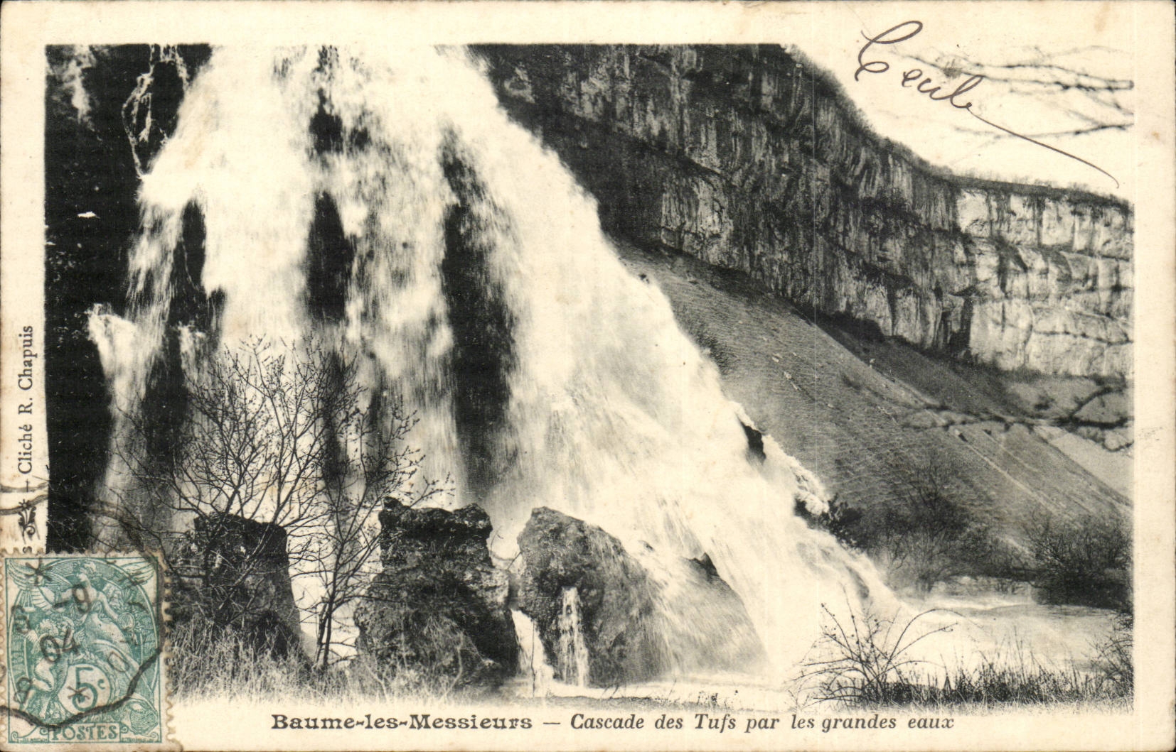 Baume les Messieurs - Cascades des Tufs par les Grandes Eaux - - CPA 
