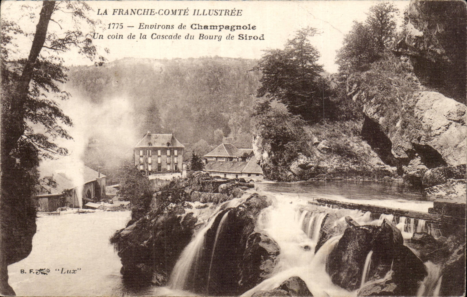 Environs de Champagnole - Un Coin de la Cascade du Bourg de Sirod - CPA 
