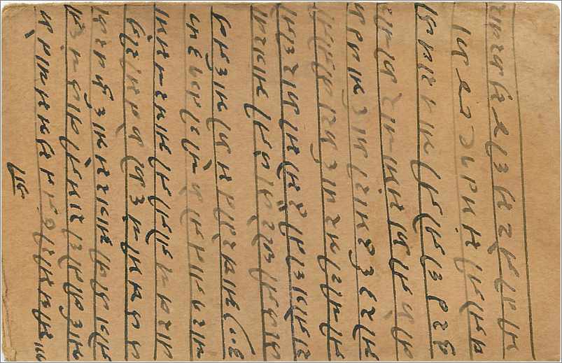 Entier Postal Postal Stationary Inde India Gwalior — Verso