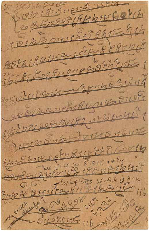 Entier Postal Postal Stationary Inde India Gwalior — Verso