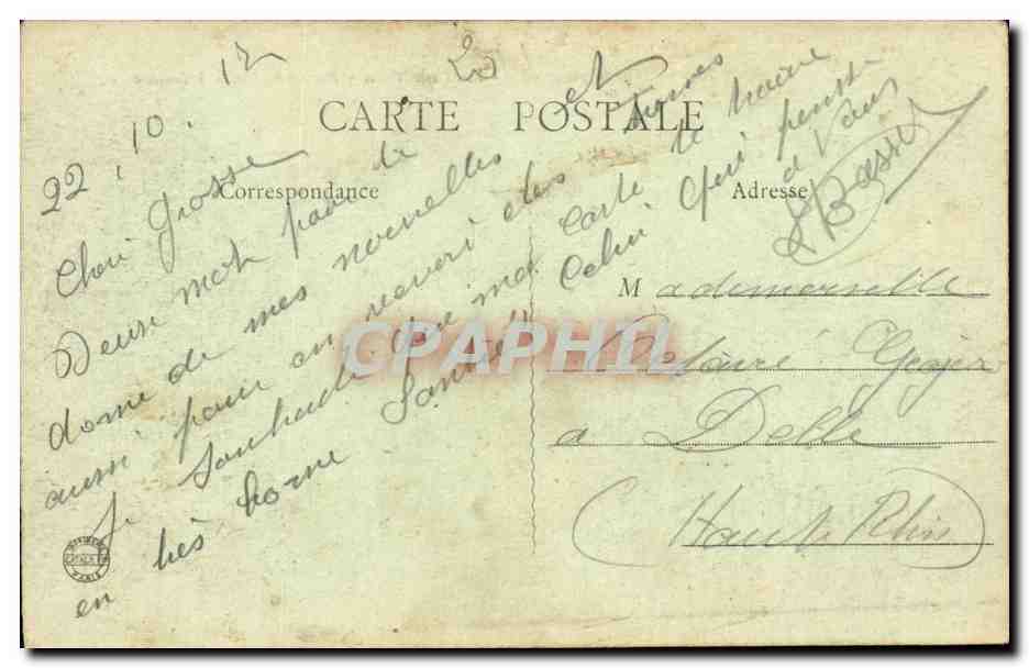 Champagnole - Pont sur l'Ain - Route de Paris - CPA  — Rückseite