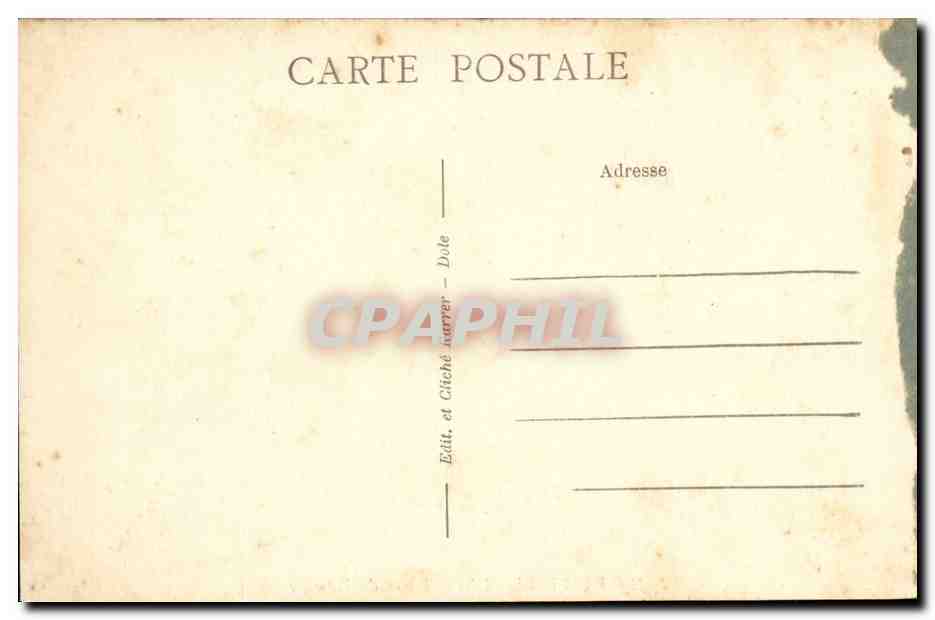 Jura - Retour du Paturage - vache - cow CPA  — Rückseite