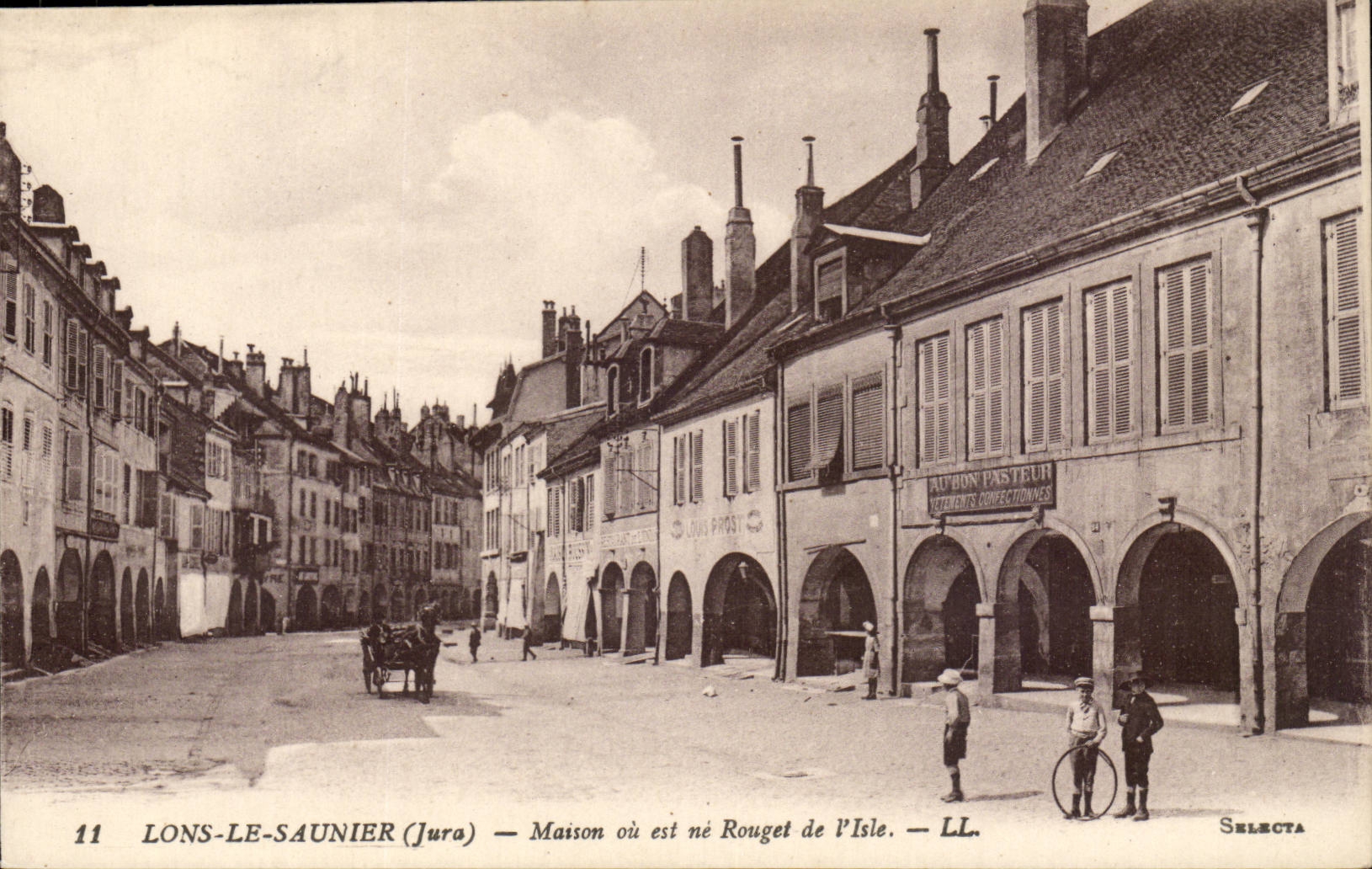 Lons le Saunier - Maison ou est ne Rouget d'Isle - Enfants - jouet - CPA 