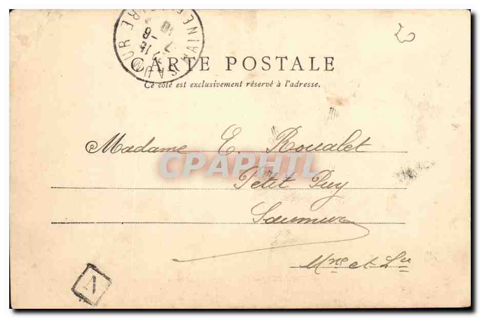 Lons le Saunier - Place de la Liberte - CPA (marche animee) — Rückseite