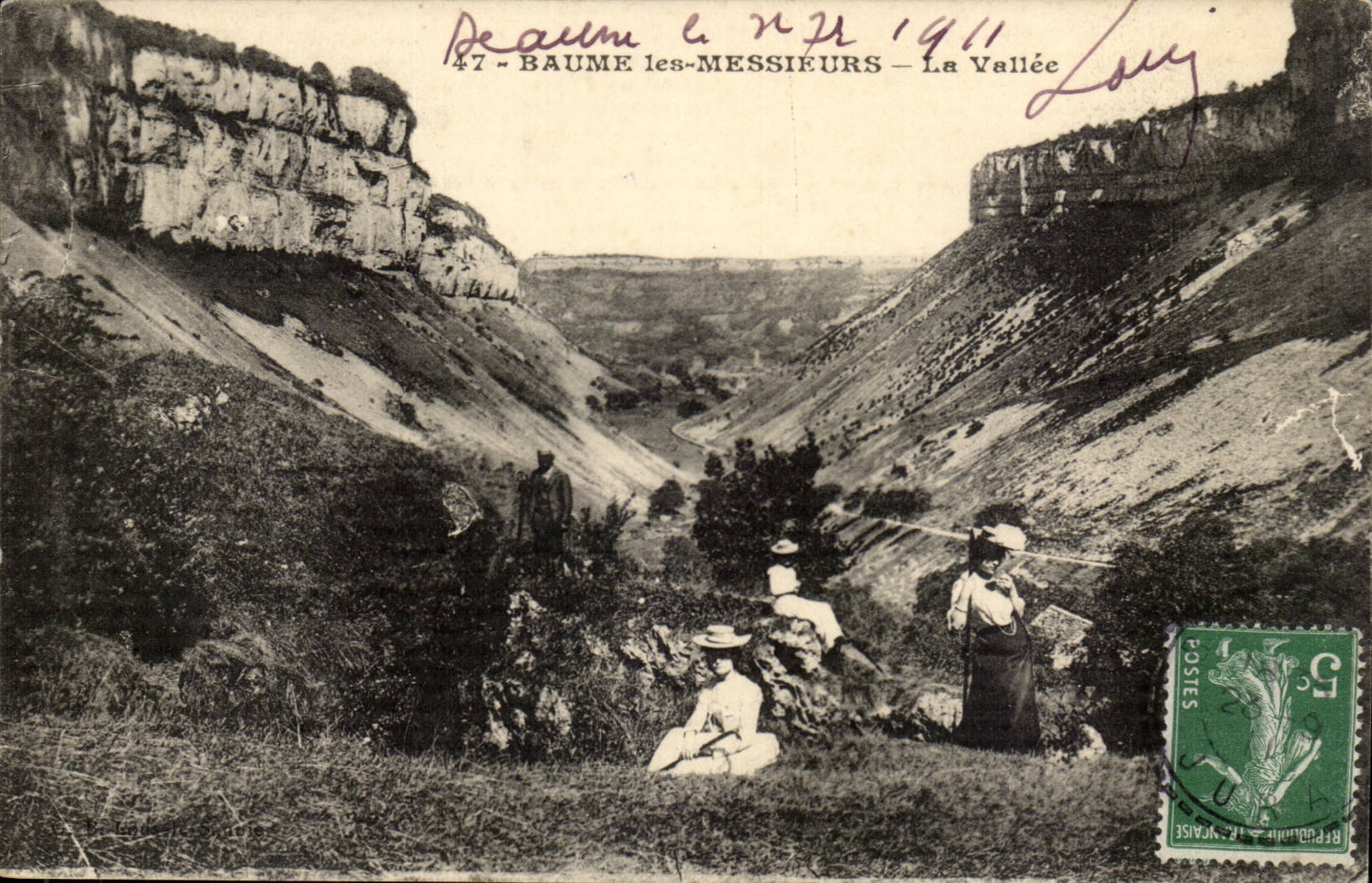 baume les Messieurs - La Vallee - CPA 