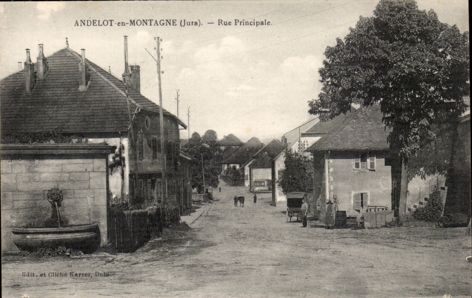 Andelot en Montagne - Rue Principale CPA 