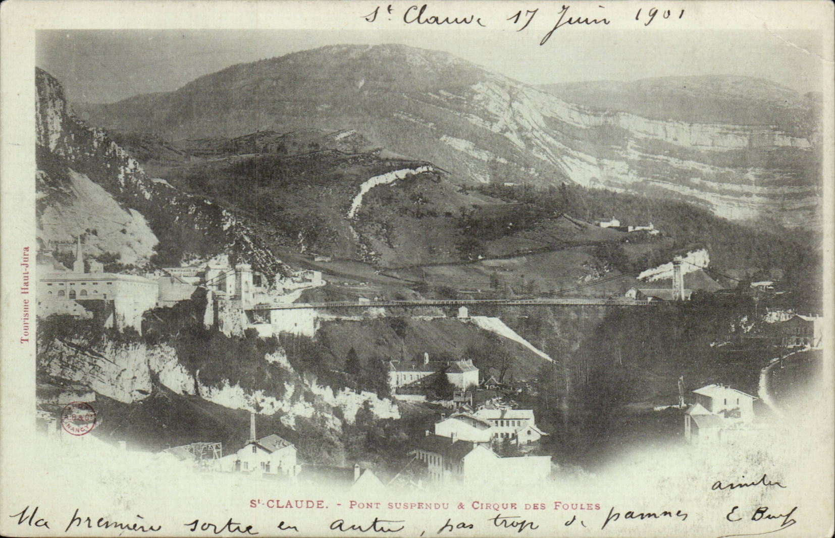 Séclauze - Pont suspendu & Cirque des Foules — Tourisme Haut-Jura