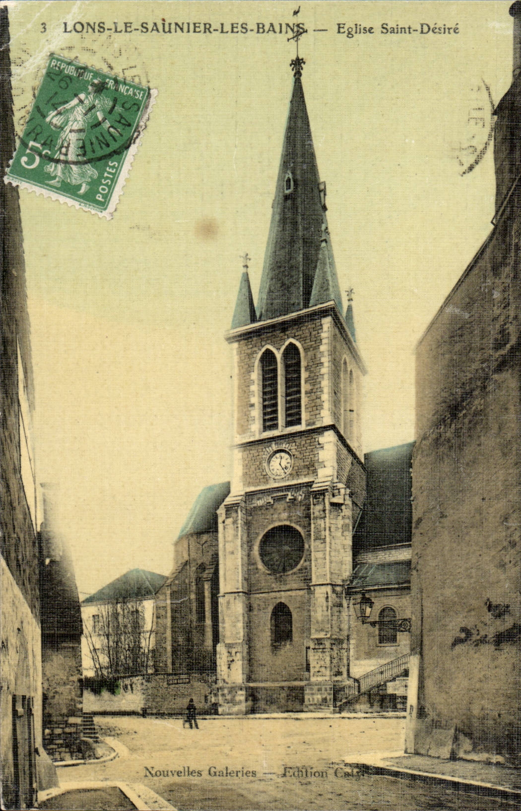 Lons le Saunier - Eglise Saint Desire - CPA 